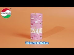 أنبوب ورقي بقفل مقاوم للأطفال