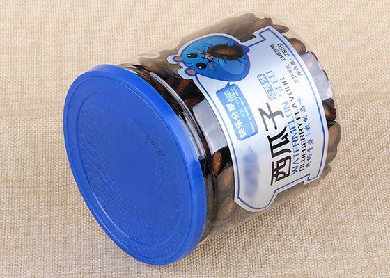 Food Grade PET Plastic Jar 200ml-500ml Clear Airtight Container