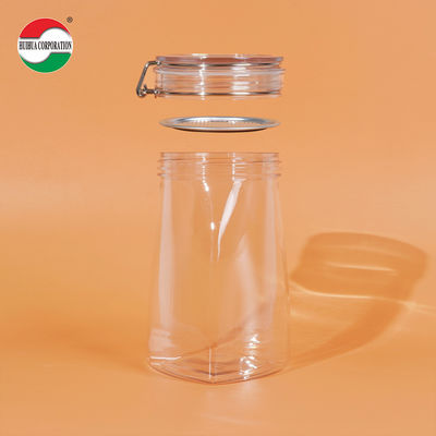 Clear PET Cans With Screw Lid