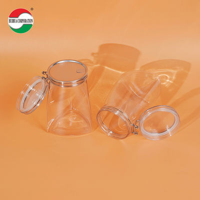 Clear PET Cans With Screw Lid