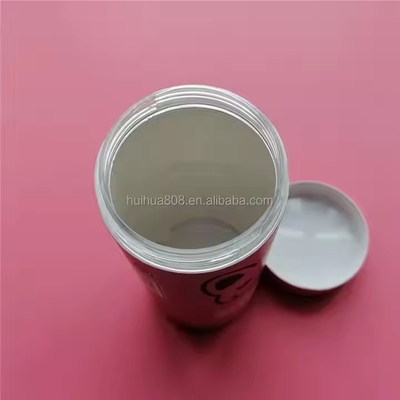 Custom Printed Kraft Composite Paper Can PET Dog Cat Treats Food Paper Tube Packaging Plastic for Candy Craft Chocolate