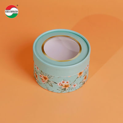 Eco-Friendly Custom Cosmetic Cardboard Cylinder Kraft Round Paper Tube Packaging For Powder