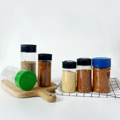 Food Grade PET Plastic Jar 5000pcs MOQ for Spice Seasoning