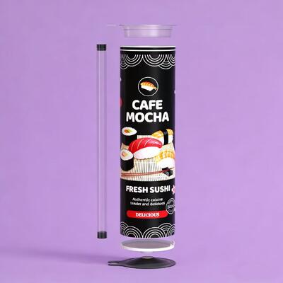 Hot Sale Sushi Push Pop Food-grade Customized Push up Tube for Sushi Rice and Vegetable Rolls Packaging