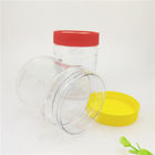 أسطوانات بلاستيكية شفافة غير سامة للأغذية / 10 أوقية من زبدة الفول السوداني