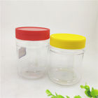 أسطوانات بلاستيكية شفافة غير سامة للأغذية / 10 أوقية من زبدة الفول السوداني