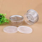 من السهل فتح 100 مل من البلاستيك الشفاف اسطوانة التعبئة والتغليف يمكن الاعشاب