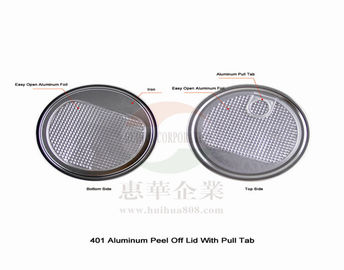 #300 #307 Metal Can Tin Can Lid Seal Lid Easy Open End POE Ring Pull Aluminum Easy Open Lid Peel Off Aluminum Lids EOE