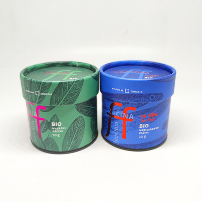 Round Cylinder Paper Packaging for Cookies Toys T-shirt Socks Underwear Hand Sealing Tube With Hands Sealed Buckle Bottom Composite Cans
