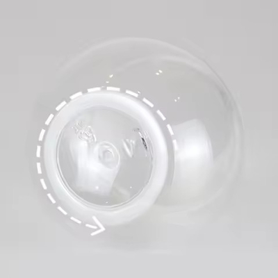 200ml Ball Shape Clear Plastic Cocktail Bottles PET Beverage Cans For Drink Juice Coffee