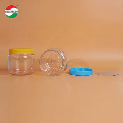 1100ML Transparent Clear PET Plastic For Milk Powder Cylinder Packaging for Business