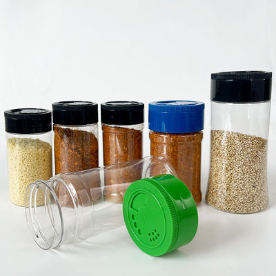 Food Grade PET Plastic Jar 5000pcs MOQ for Spice Seasoning