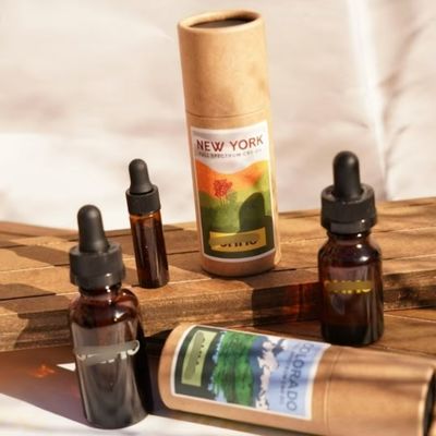 Eco-friendly Wholesale Manufacturer Custom Paper Tube for Essential Oil Beauty Skincare Cosmetic Perfume Paper Container