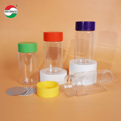 Food Grade PET Plastic Jars and Bottles with Lids High Quality Storage Containers for Candy Snacks Spices