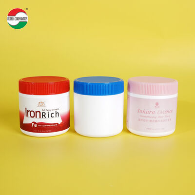 Factory HDPE PET Bottles Flip Wide Mouth Cylinder Plastic for Effervescent Tablets Calcium Tablets Fruit Powder