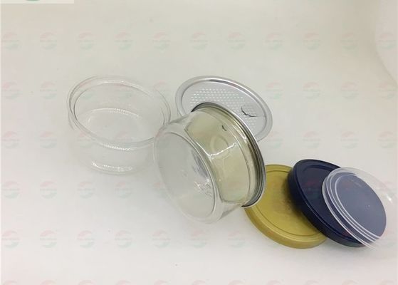50ML جولة الشكل الحيوانات الأليفة واضح الجرار الحيوانات الأليفة / المقالي التغليف الصغيرة