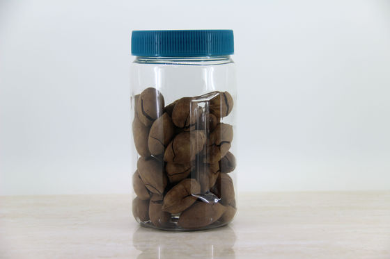 العرف 700ML الحيوانات الأليفة الجرار البلاستيك محكم واضح للشعر الجاف الفاكهة / البندق