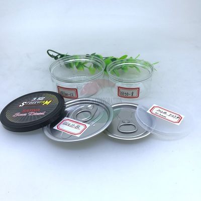 يمكن إعادة تدويرها 100ML البلاستيك PET الصغيرة مع Alu من السهل فتح غطاء رطب - والدليل