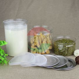 100ml 200ml 300ml 400ml 500ml 600ml 700ml 800ml 900ml 1000ml Cylinder Clear Plastic Jar Container with Flip Top For Food Storage PET Candy Jar