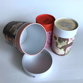 Custom Biodegradable 83.3mm A4 Kraft Paper Tube Packaging