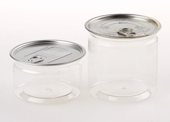 ختم البلاستيك واضحة اسطوانة محكم من السهل فتح علب بلاستيك PET المشروبات